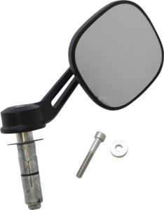 Dillinger Bar End Mirror Black, Satin, 1, nordicamoto.ro