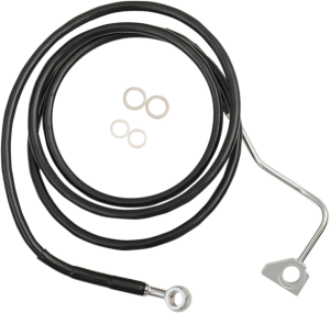 Stainless Steel Brake Line Kit Black, 2, nordicamoto.ro