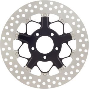 Two-piece Brake Rotor Black, Silver, 1, nordicamoto.ro