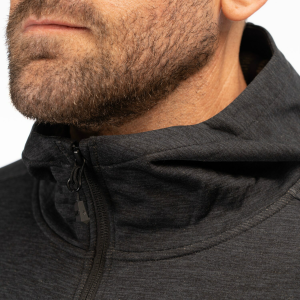 Hanorac Snowmobil Klim Echo Wool Fleece Mid Layer Black, 4, nordicamoto.ro