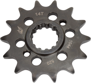 Lightweight Steel Sprocket Black, Zinc, 1, nordicamoto.ro