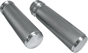 Sensor-type Knurled Handgrips Silver, 2, nordicamoto.ro