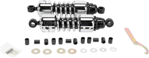 412 Series Cruiser Shocks Black, Chrome