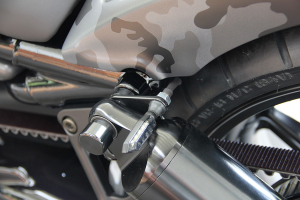 Turn Signal Holder Black, 3, nordicamoto.ro