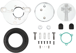 Air Cleaner Kit Silver, 2, nordicamoto.ro