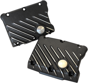 Cover Rocker Box 'snatch' Black-cut Black, Silver 