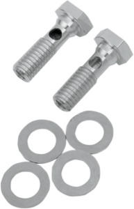 Twin Cam Breather Bolt Kit Chrome