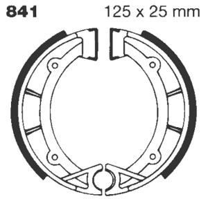 (r)g(r) Grooved Brake Shoe