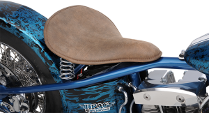 Large Low-profile Spring Solo Seat Brown, 1, nordicamoto.ro
