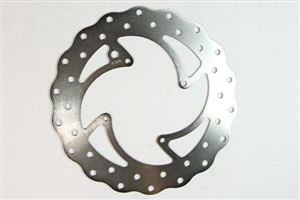 Supercross Contour Series Brake Rotors Silver, Stainless Steel