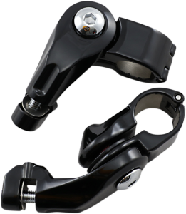 Tour-tech Adjustable Cruise Footpeg Mounts Black Short, 2, nordicamoto.ro