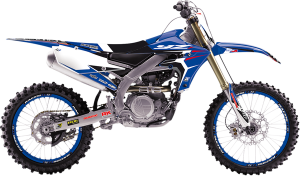 Graphics Kit With Seat Cover Black, Blue, White, 4, nordicamoto.ro