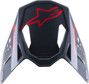 Supertech M8 Helmet Visor Black, Red ONE SIZE, 2, nordicamoto.ro