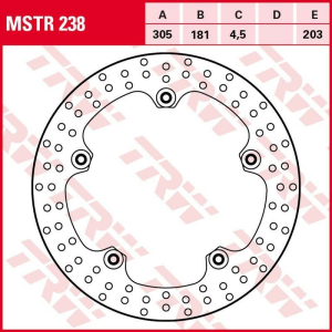 Disc frana fata TRW BMW R 1100S '98 -'00/ R 1200GS / ADV '04 -'07, 1, nordicamoto.ro