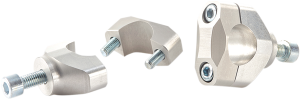 Handlebar Adapter Set Silver, 1, nordicamoto.ro