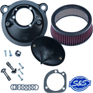 Super Stock Stealth Air Cleaner Kit Black, 1, nordicamoto.ro