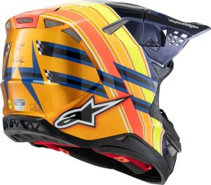 Alpinestars S-M10 Tld 25 kék/narancssárga/sárga XL bukósisak, 2, nordicamoto.ro