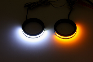 Wrap-arounds Led Turn Signals With Daytime Running Lights Chrome