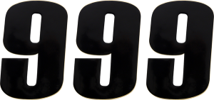 Vinyl Race Numbers Black, 2, nordicamoto.ro