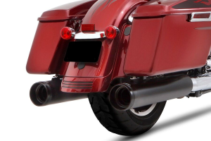 Muffler Slip-on 4.5(r) Duals For Touring Black, 1, nordicamoto.ro