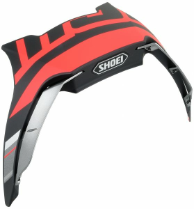 SHOEI XSPR3 sisak hátsó stabilizátor kiegészítő, matt fekete/piros, 1, nordicamoto.ro