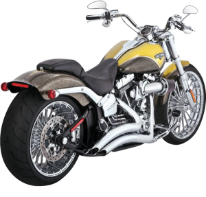 Big Radius Exhaust System Chrome, 2, nordicamoto.ro