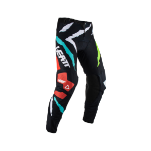Leatt Moto 5.5 IKS Tiger fekete/fehér/zöld/piros nadrág