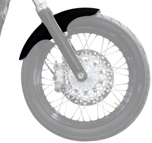 Hugger Front Fender With Mounting Blocks For Softail/dyna Black, 2, nordicamoto.ro
