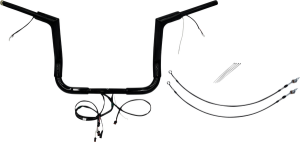 Plug & Play Ez Install 1-1/2(r) Flat Top Handlebar Kit Black, 2, nordicamoto.ro