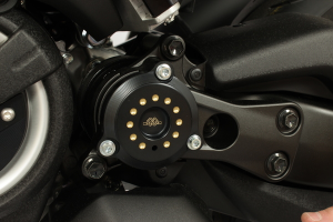 Pulley Cover Black, Gold, 1, nordicamoto.ro