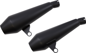 Predator Pro Slip-on Mufflers Black, 2, nordicamoto.ro