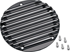 Derby Cover Black, Gloss, Powder-coated, 1, nordicamoto.ro