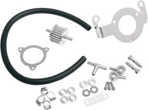 Crankcase Breather/support Bracket Kit Black, 1, nordicamoto.ro