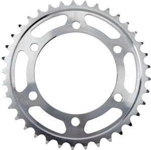 JT SPROCKETS Acél hátsó lánckerék, természetes színű 