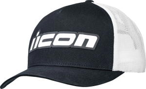 Sapca ICON Icon Slant  White/Black, 1, nordicamoto.ro