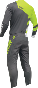 Tricou Thor Sector Checker Gray/Green 3XL, 2, nordicamoto.ro