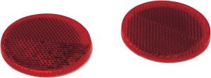 Round Saddlebag Reflectors Red, 1, nordicamoto.ro