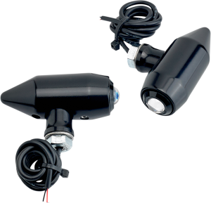 Vega Led Center Mount Turn Signals/marker Lights Black
