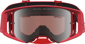 Alpinestars Vision Vesta gyermek síszemüveg – ezüst/piros/színezett lencse, 4, nordicamoto.ro