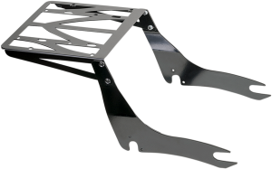 Luggage Rack Detachable Stainless Steel Black Matte Black