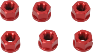 Sprocket Nuts Red, 1, nordicamoto.ro
