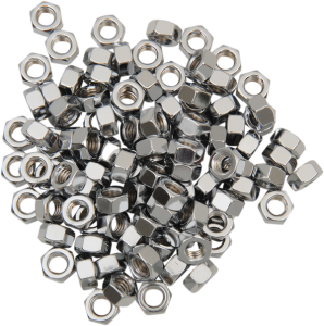 Hex Nuts Silver