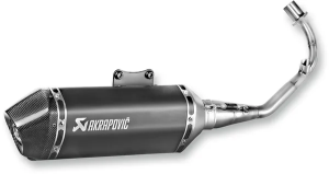Racing Line Complete Scooter Exhaust Black, 2, nordicamoto.ro