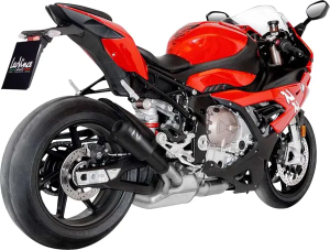 LeoVince LV-10 teljesen fekete, csúsztatható kipufogórendszer a BMW S1000R-hez, 4, nordicamoto.ro