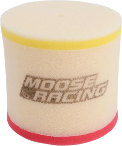 MOOSE RACING légszűrő – piros, fehér, sárga 