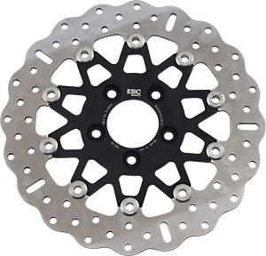 Custom Stainless Steel Rear Brake Rotor Black, Chrome