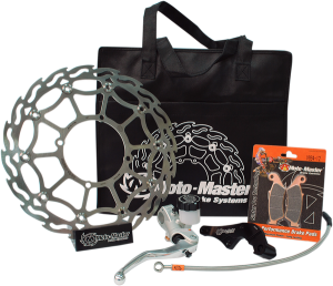 Brake KitStreet: 320 Mm Disc, Brake Pads, Relocate Bracket, Brake Line, Radial Master Cylinder, 2, nordicamoto.ro