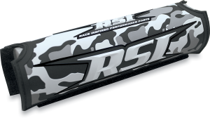 Round Handlebar Pad Gray, White, 1, nordicamoto.ro