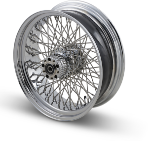 Laced 40-80 Spoke Wheel Assembly Silver