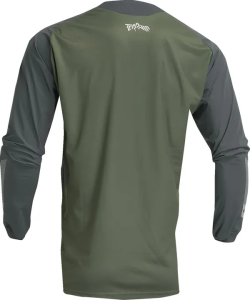Tricou Thor Terrain Black/Green XL, 4, nordicamoto.ro